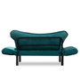 Atelier Del Sofa Chatto - Sofá-Cama de 2 Plazas Azul Petróleo